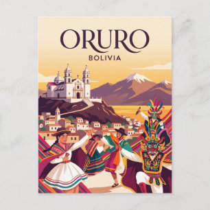 Oruro, Bolivia Briefkaart