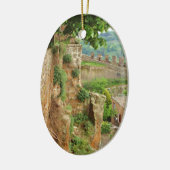 Orvieto Battlement Keramisch Ornament (Links)