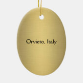 Orvieto Battlement Keramisch Ornament (Achterkant)