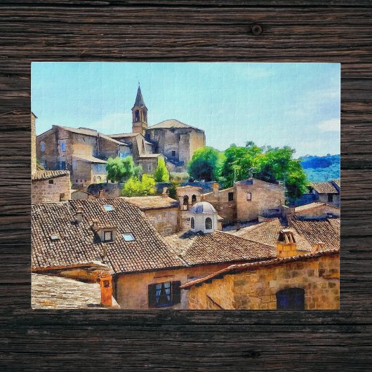 Orvieto Italy Hillside Legpuzzel