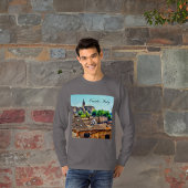 Orvieto Italy Hillside with Orvieto Text T-shirt