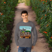 Orvieto Italy Hillside with Orvieto Text T-shirt