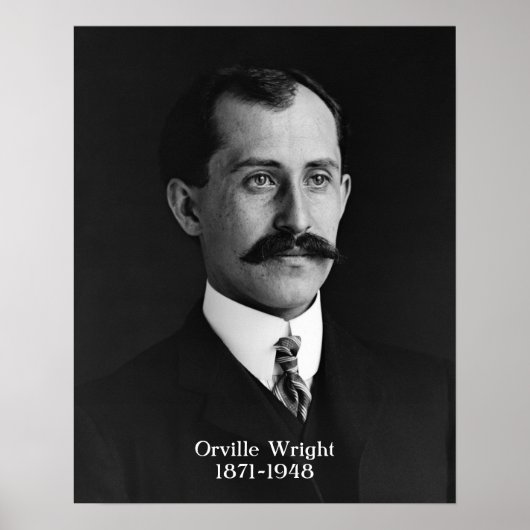 Orville Wright poster 16 x 20 inch (Voorkant)