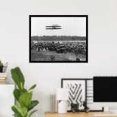 Orville Wright Record Flight 1909 Poster (Thuiskantoor)