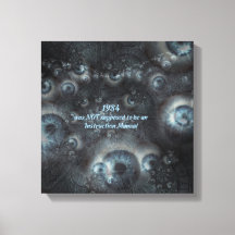 Orwell 1984 Big Brother thema canvas print.