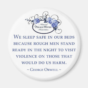 Orwell w. NPWA logo Magnet Magneet