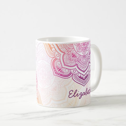 Oryn Mandala 11 oz. Personalized Mug (Devant droit)