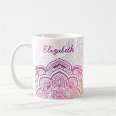 Oryn Mandala 11 oz. Personalized Mug (Gauche)