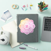 Oryn Mandala Custom-Cut Vinyl Sticker (Couverture iPad)