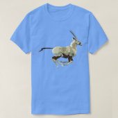 Oryx Antelope aan het lopen T-shirt (Design voorkant)