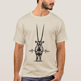 Oryx Antilope Afrikaanse Wilde Natuur Grafisch T-shirt