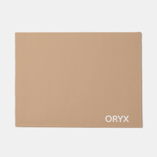 Oryx brown beige kleurnaam deurmat