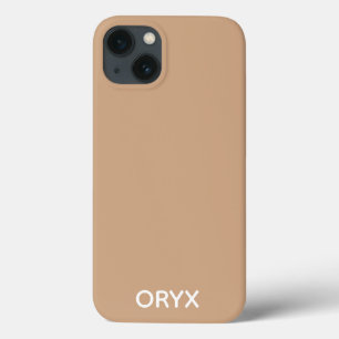 Oryx brown beige kleurnaam Hoesje-Mate iPhone case