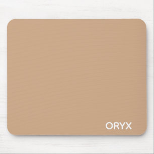 Oryx brown beige kleurnaam muismat
