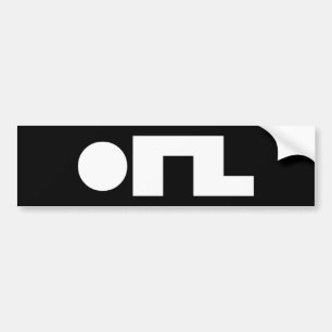 ORZ Emoticon Kaomoji Emoji Bumpersticker