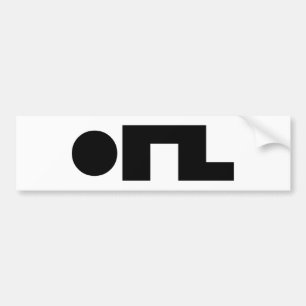 ORZ Emoticon Kaomoji Emoji Bumpersticker