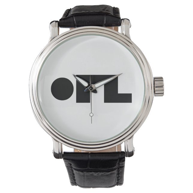 ORZ Emoticon Kaomoji Emoji Horloge (Voorkant)