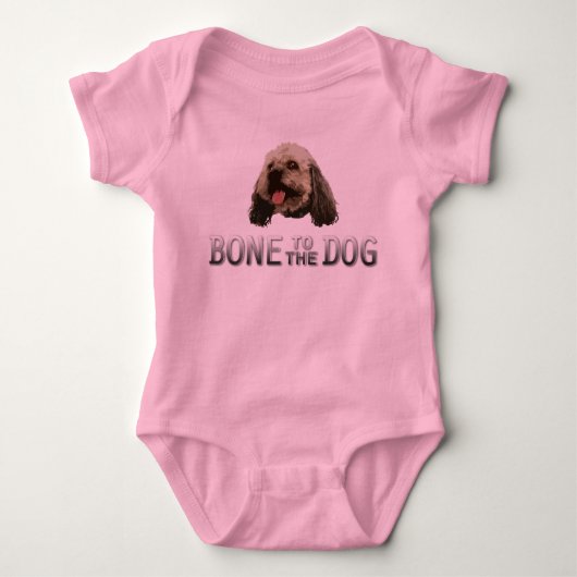 Os à la barboteuse de bébé de chien (Devant)