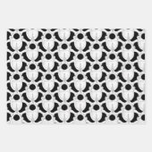 Os crâne et colonne vertébrale sur feuilles de pap (Devant 3)