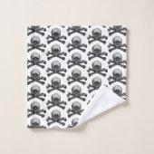 os croisés crâne classique (Gant de toilette)