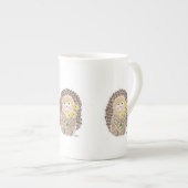Os de hérisson joyeux Chine mug (Devant droit)