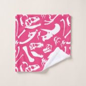 Os Dinosaures (Rose) (Gant de toilette)