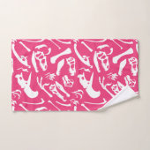 Os Dinosaures (Rose) (Serviette à main)