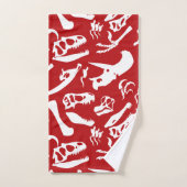 Os Dinosaures (Rouge) (Serviette à main)