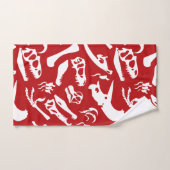 Os Dinosaures (Rouge) (Serviette à main)