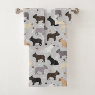 Os et pattes de Bulldog en France gris