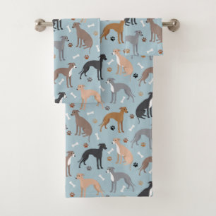 Os et pattes de chien gris italien