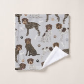 Os et pattes de griffon à pointes à poils durs (Gant de toilette)