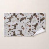 Os et pattes de griffon à pointes à poils durs (Serviette à main)