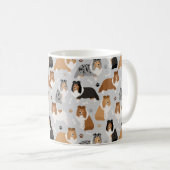 Os et pattes de plateau café Mug (Devant droit)