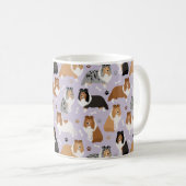 Os et pattes de plateau café Mug (Devant droit)