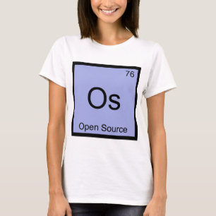 Os - Open Source scheikunde elementsymbool softwar T-shirt