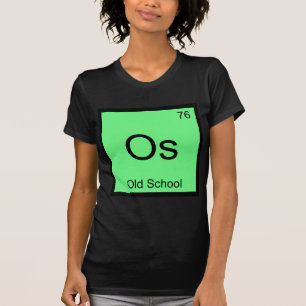 Os - Oude scheikunde van de School Symbol T-Shirt