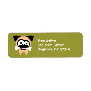 Os personnalisable de Tugg ! Étiquettes adresse de