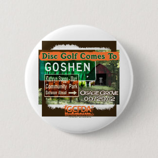 Osage Grove Goshen Disk Golf Grand Opening Ronde Button 5,7 Cm