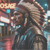 Osage-Stickers Sticker (Voorkant)