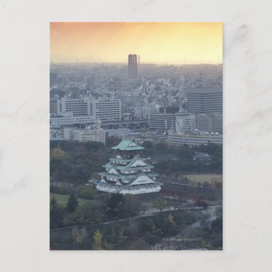 Osaka Castle Briefkaart (Voorkant)