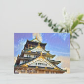 Osaka Castle: Flat Card (Staand voorkant)