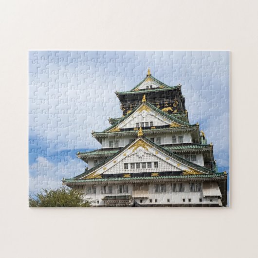 Osaka Castle in Osaka Japan Legpuzzel (Horizontaal)