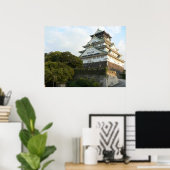 Osaka Castle Poster (Thuiskantoor)