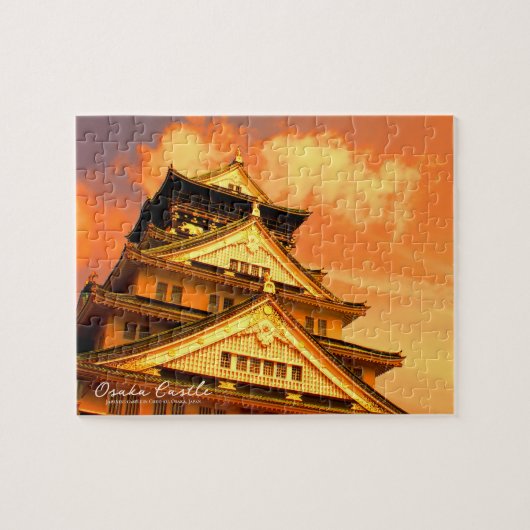 Osaka Castle (Sunset ver.) ジグソーパズル Legpuzzel (Horizontaal)