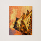 Osaka Castle (Sunset ver.) ジグソーパズル Legpuzzel (Verticaal)