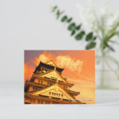Osaka Castle (Sunset ver.) ポストカード Briefkaart (Staand voorkant)