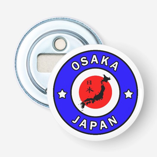 Osaka Japan Button Flesopener (Voorkant)