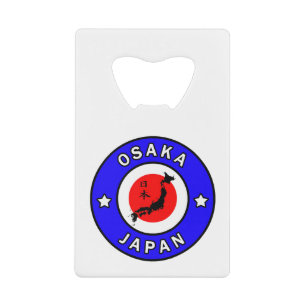 Osaka Japan Kredietkaart Flessenopener