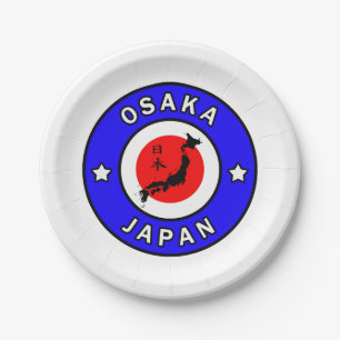 Osaka Japan Papieren Bordje